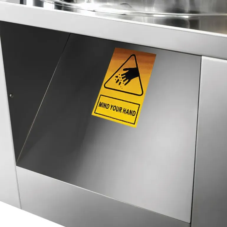 Plumeuse humide inox 154 doigts – Tambour Ø 60 cm