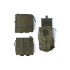 Poche de Rangement Chargeur Verte - Fixation MOLLE