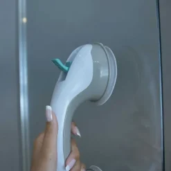 Poignée de bain à ventouses 31cm - Barre d'appui sécurité