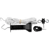 Poignée élastique extensible 7m - Cordon électrifié noir et blanc - CHAPRON LEMENAGER