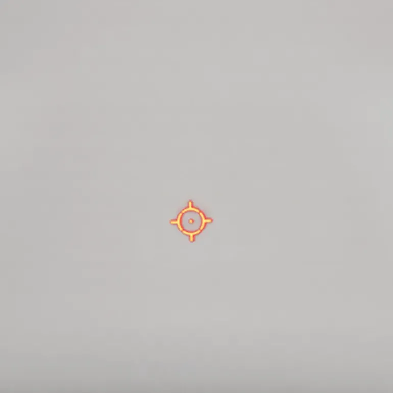 Point rouge Electrosight à réticule de visée multiple L 8cm