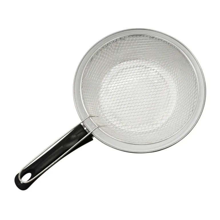 Poêle à friture 26 cm avec panier égouttoir en acier