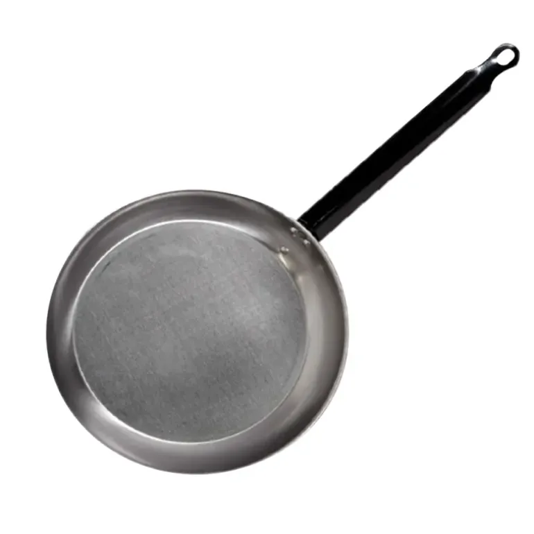 Poêle creuse cuisson trad acier poli laminé à froid 40cm