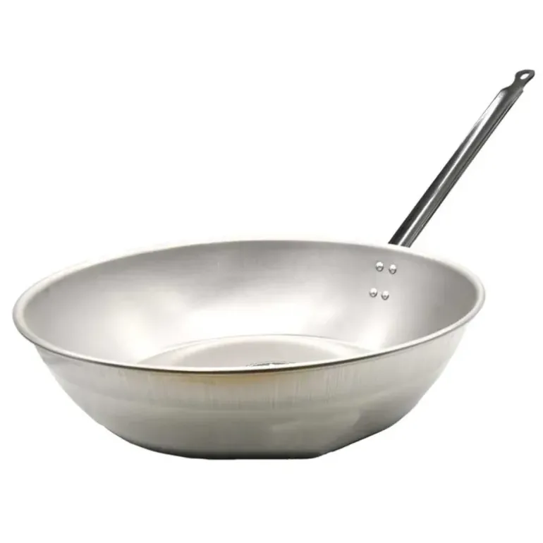 Poêle creuse cuisson trad acier poli laminé à froid 40cm