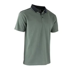 Polo Homme LMA® Col Chemise - Kaki