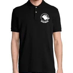 Polo Keiler Hunter noir manches courtes logo 2