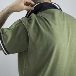 Polo manche courtes Lewis élégant coton polyester vert S à 3XL
