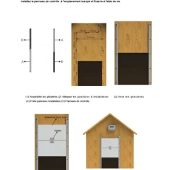 Portier automatique capteur de lumière programmable