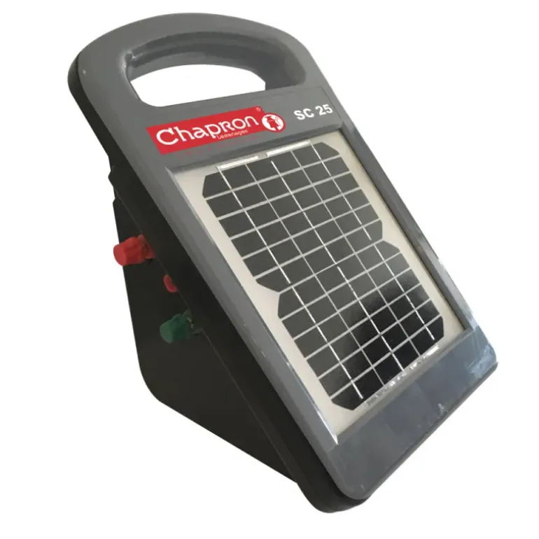 Poste électrificateur solaire SC25 tension 6200 v accu intégré