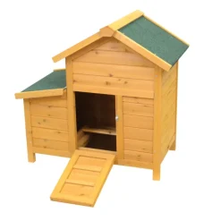 Poulailler bois Avistar 2 poules 80 X 47 X H 77 cm
