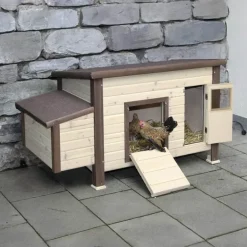 Poulailler chauffant et isolé avec thermostat 3 à 4 poules