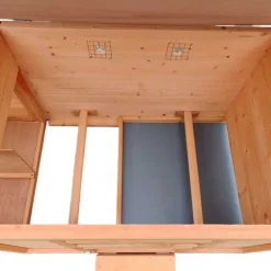 Poulailler en bois avec fenêtre toit en asphalte 3 poules