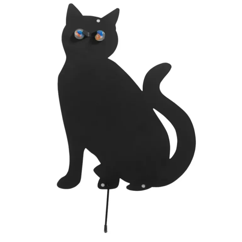 Épouvantails chats pour potager lot de 2