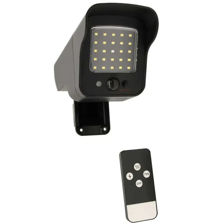 Projecteur solaire light & protect 120° autonomie 2h 3 modes noir