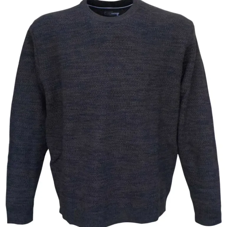Pull col rond Round Havane 63% acrylique 27% laine 10% nylon