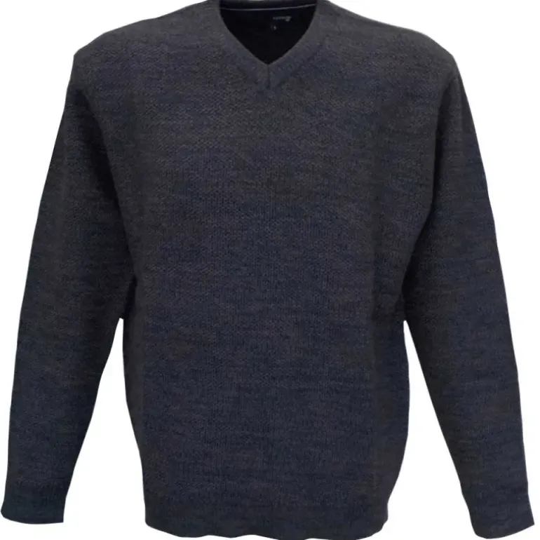 Pull col V Vernon Havane 63% acrylique 27% laine 10% nylon