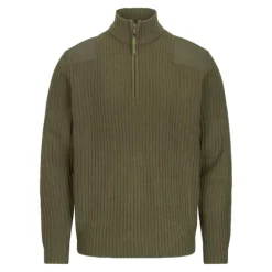 Pull zippé Walker and Hawkes Gardham Vert