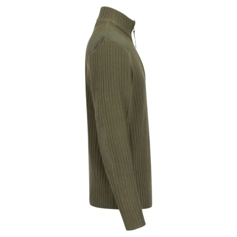 Pull zippé Walker and Hawkes Gardham Vert