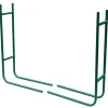 Range bûche métallique 120x90x20 cm - Support bois de chauffage