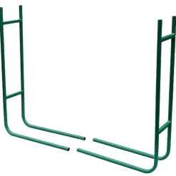Range bûche métallique 120x90x20 cm - Support bois de chauffage