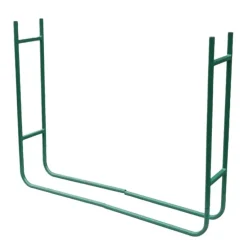 Range bûche métallique 120x90x20 cm - Support bois de chauffage