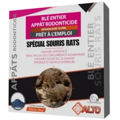 Raticide / souricide ALTO blé brodifacum 140g