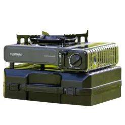 Réchaud à gaz portable Camp'Bistro 3 allumage Piezo 2200W 28x12cm