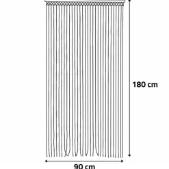 Rideau de porte 90x180cm
