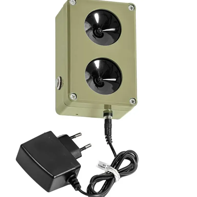 Répulsif électronique CHZ200 sur pied - Ultrasons anti-rongeurs et renards 2000m²