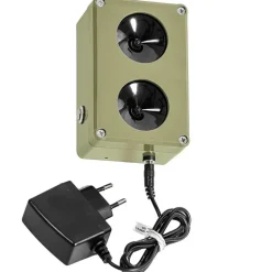Répulsif électronique CHZ200 sur pied - Ultrasons anti-rongeurs et renards 2000m²