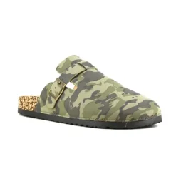 Sabots Homme Camo en Synthétique PU - Tige Basse