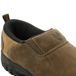 Sabots Montana cuir suédé chocolat / taupe 39 à 46