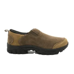 Sabots Montana cuir suédé chocolat / taupe 39 à 46
