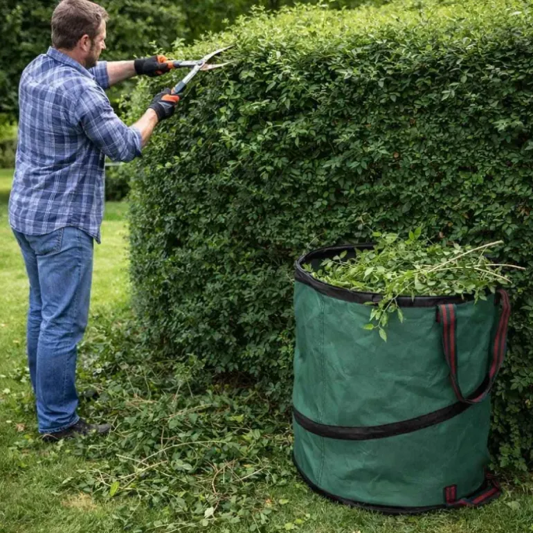 Sac à déchets vert polyester diamètre 55 cm