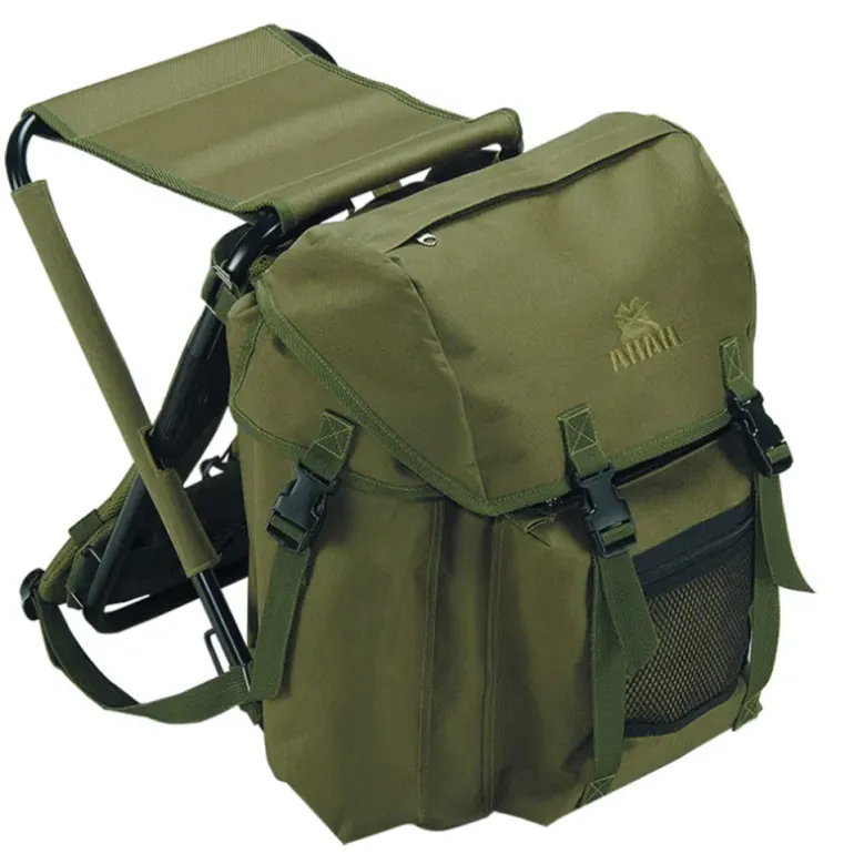 Sac à dos avec siège pliant nylon 600D imperméable portable