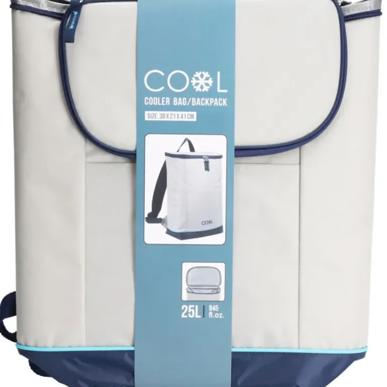 Sac à dos isotherme gris 25L - Polyester résistant et confort ergonomique