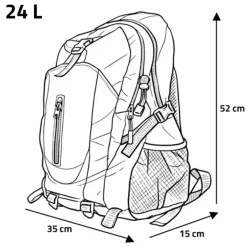 Sac à dos Kaki 2 tons 24L