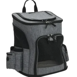 Sac à dos pour animaux 32,5 x 25 x 40 cm gris