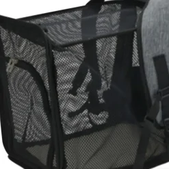 Sac à dos pour animaux 32,5 x 25 x 40 cm gris