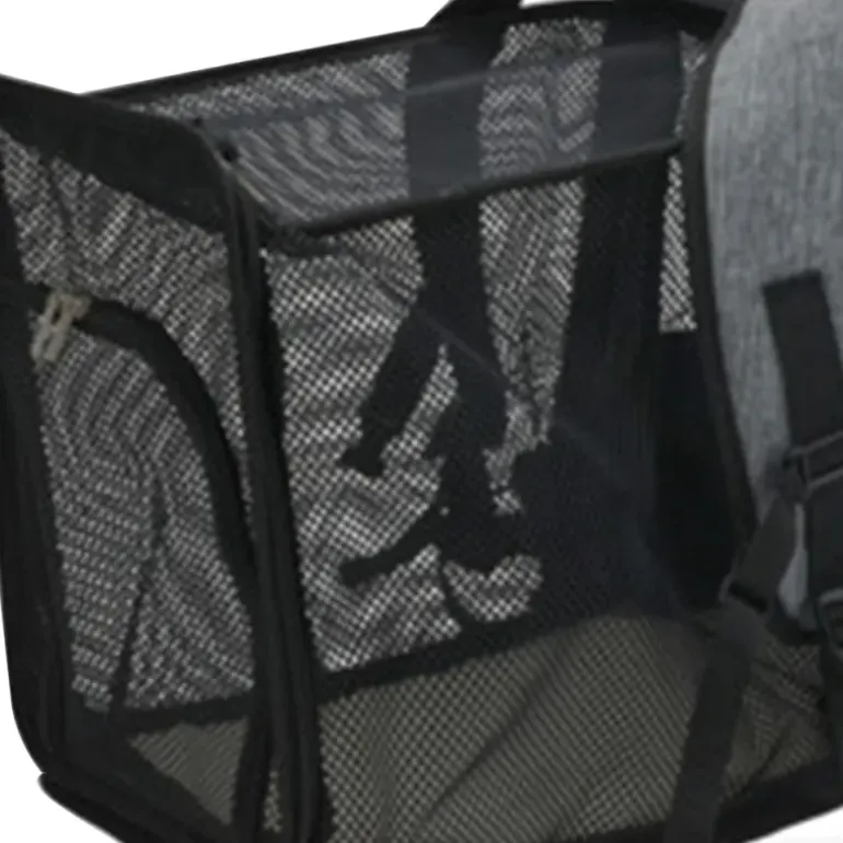 Sac à dos pour animaux 32,5 x 25 x 40 cm gris