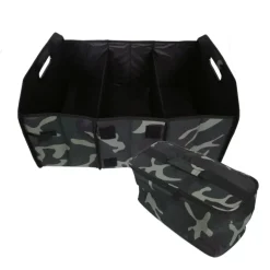 Sac camo 3 compartiments + sac isotherme amovible 55x45x23-30cm