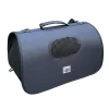 Sac de transport tunnel noir pour animaux 47x25x27cm en nylon