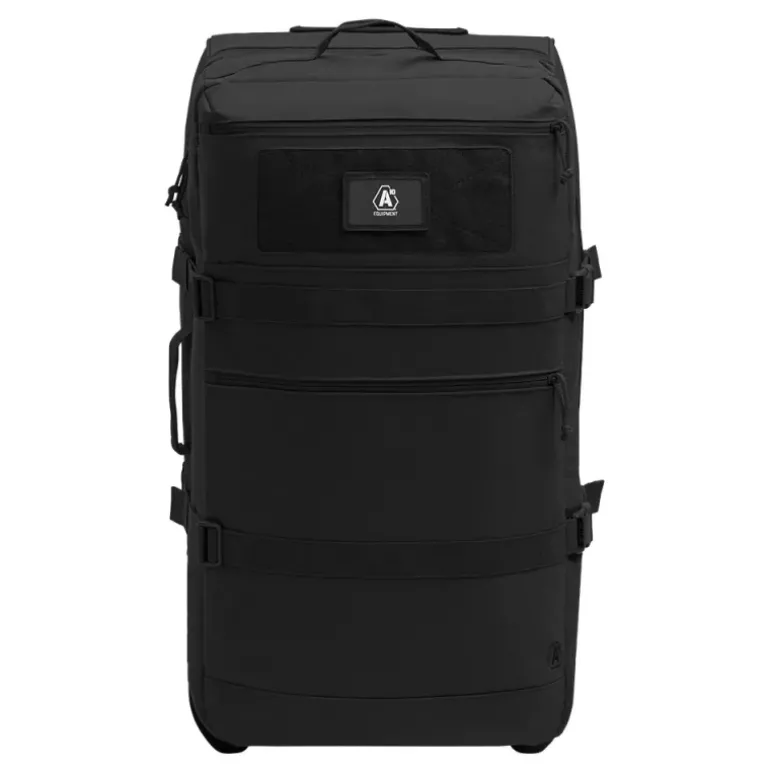 Sac transport roulettes 120L polyester 600D poignée télescopique