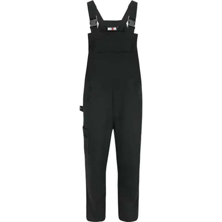 Salopette de travail homme Herock Ovius - Noir - 300 g/m²
