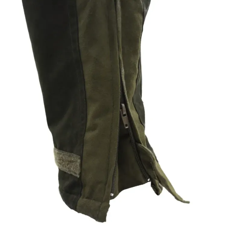 Salopette Grand Nord polyester polaire kaki marron