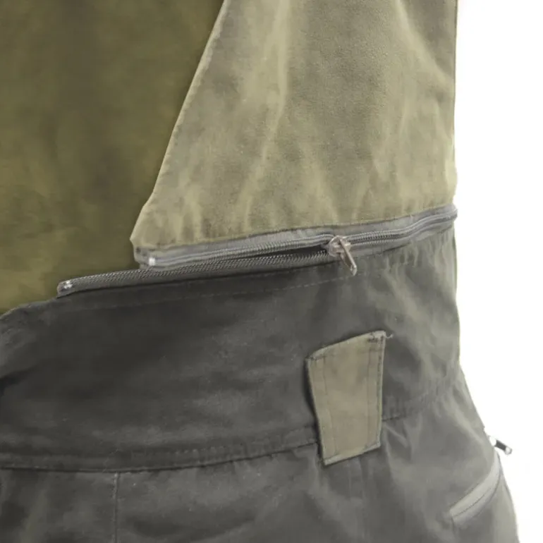Salopette Grand Nord polyester polaire kaki marron