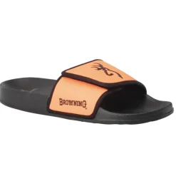 Sandales claquettes Browning Buckmark noir orange 41 à 47