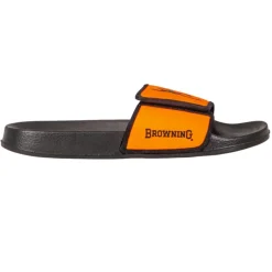 Sandales claquettes Browning Buckmark noir orange 41 à 47