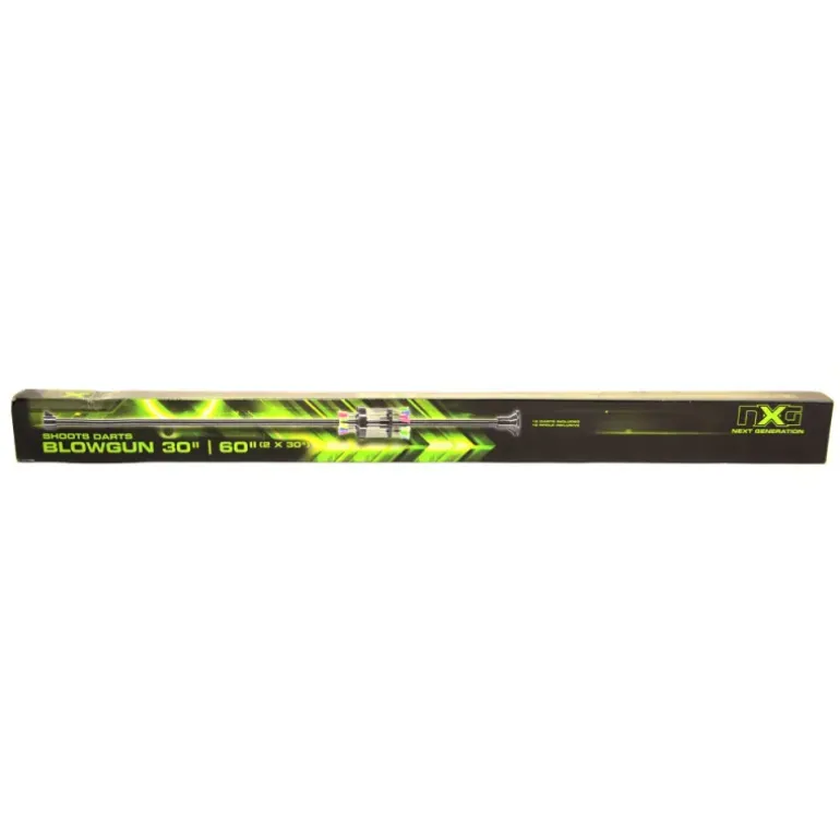 Sarbacane NXG Blow Gun 30 tube alu 100g 80cm + 12 fléchettes