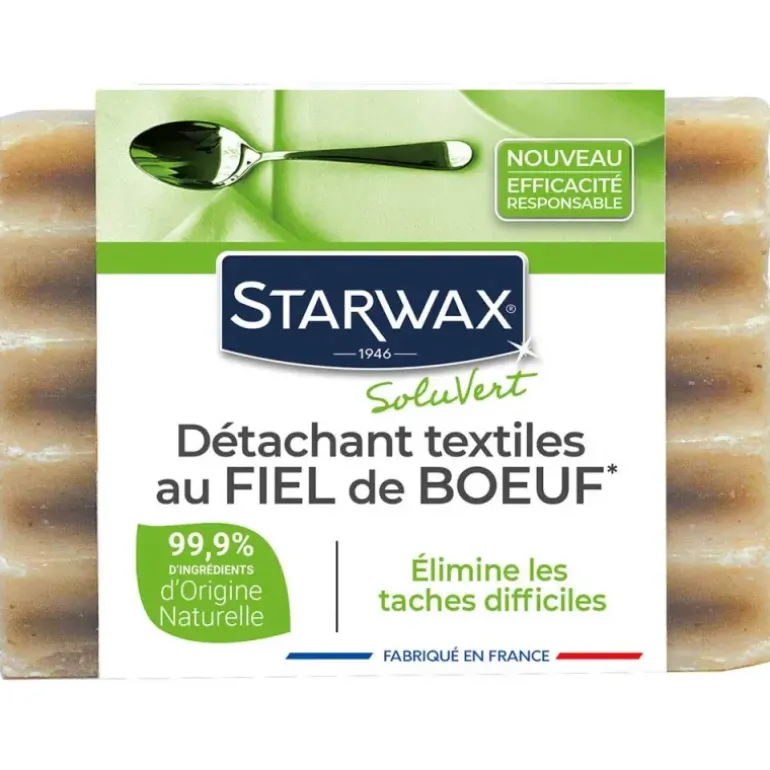 Savon détachant fiel de bœuf textile 100g Starwax